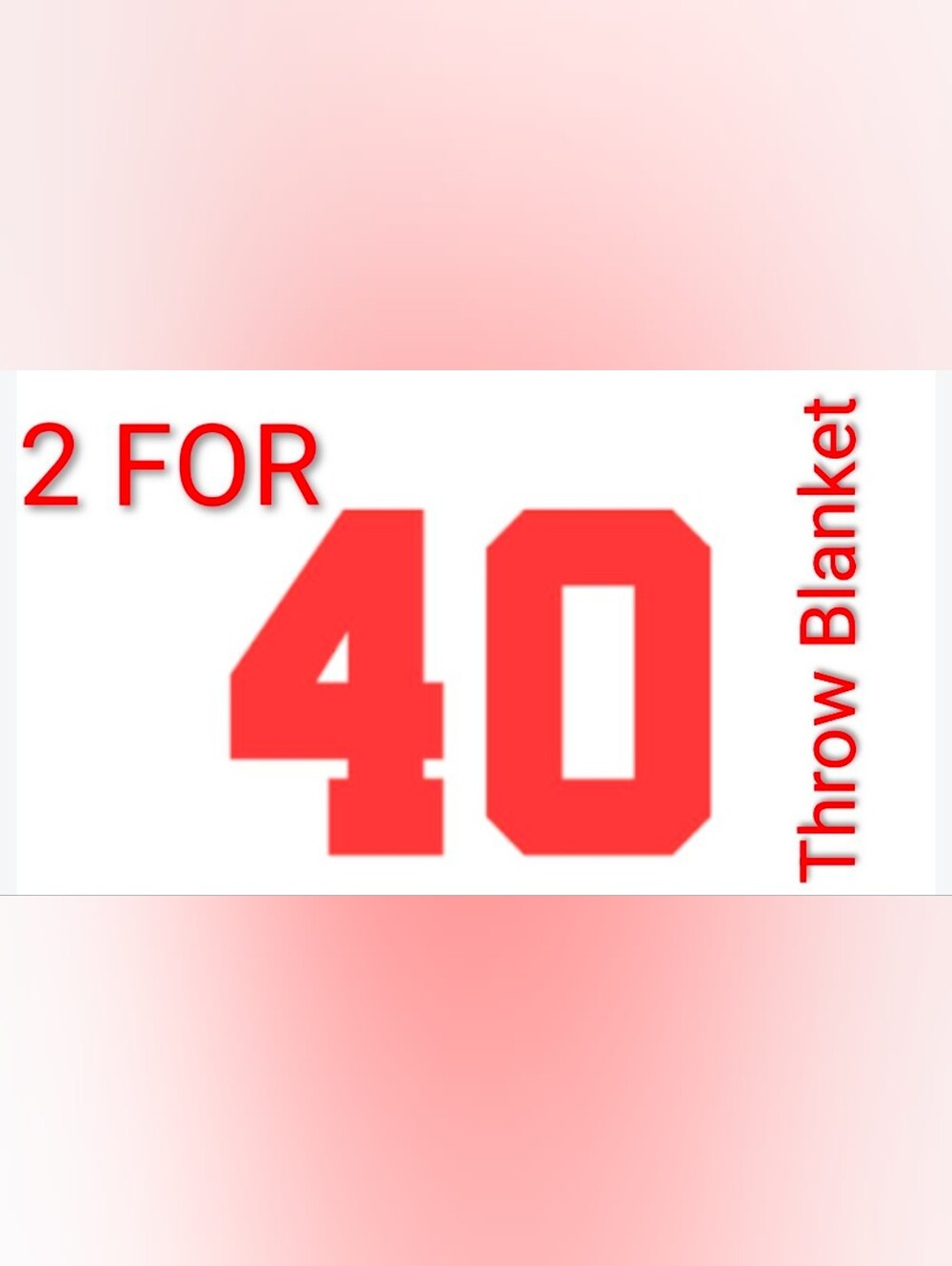 Buy Now 2 For 40 Throw Blanket 50x60